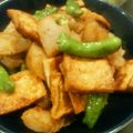 tmk2hara's cooksnap of when they made サッパリ大満足！こんにゃくのうす揚げ炒め.