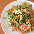mikino♪'s cooksnap of when they made 豆苗と卵のさっと炒め.