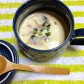 chi−ちゃん's cooksnap of when they made マッシュルームとベーコンの洋風茶碗蒸し.