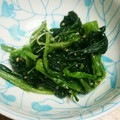☆めめめ★'s cooksnap of when they made ほうれん草の胡麻和え.
