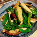 ❋ミルミルミル❋'s cooksnap of when they made おつまみに☆ささみinししとう☆梅肉で♪.