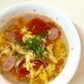 クックH2YG2O☆'s cooksnap of when they made トマトと卵のシンプルスープ.