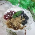 miyuki12's cooksnap of when they made 黒豆きな粉ヨーグルト＋ジャム.