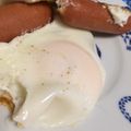 slgirl's cooksnap of when they made ソーセージソテー＆目玉焼き.