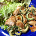 ままボン's cooksnap of when they made ゴーヤと鶏胸肉でエビマヨ風.