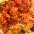 aripurin's cooksnap of when they made 簡単☆ナスとベーコンのトマトソースパスタ.