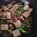 まりもひよこ's cooksnap of when they made 豚肉とこんにゃくの味噌炒め.