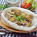 komomoもも's cooksnap of when they made レンジで時短♥あさりのバター醤油焼きそば.