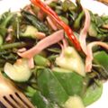 ゆうなゆ's cooksnap of when they made きゅうりと空芯菜のにんにく炒め.
