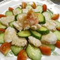 しのばぁたん's cooksnap of when they made つるん鶏むね肉ときゅうりのおろしポン酢♪.