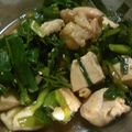 elfschritt's cooksnap of when they made 鶏とにらの柚子ポンあえ.