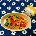 山うさ's cooksnap of when they made 茄子とピーマンのさっぱり炒め.