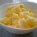 ピング〜's cooksnap of when they made パイン丸ごとシャーベット.