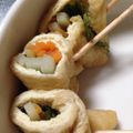 kinako10's cooksnap of when they made 油揚げ三色巻き煮.