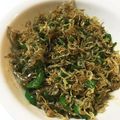 ゆなちーず's cooksnap of when they made ﾋﾟｰﾏﾝとじゃこの佃煮？(*´∀`).