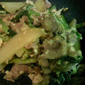 ほいみすらいむ's cooksnap of when they made ♥小松菜と豚肉の卵でフワリ炒め♥.