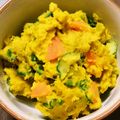 あきにゃんだ's cooksnap of when they made レンジで簡単＊かぼちゃサラダ.