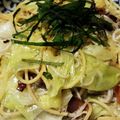 しあわせ☆ごはん's cooksnap of when they made 春キャベツしらすパスタ.