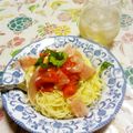 パン❤ぴーちゃん's cooksnap of when they made トマトの冷製カッペリーニ.