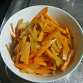 ayappe29's cooksnap of when they made 大根と人参のにんにく生姜風味きんぴら.
