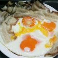 hozunyam's cooksnap of when they made ベーコンエッグ.