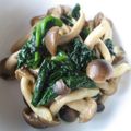 そらりんぽん's cooksnap of when they made ほうれん草としめじのコンソメ炒め.