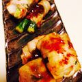 ぴけー's cooksnap of when they made 夏バテ予防に！梅肉ソースで豚肉の長芋巻き.
