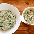 くぅぽん☆'s cooksnap of when they made ほうれん草（七草）クリームリゾット☆.