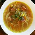 ひろユミ's cooksnap of when they made ちぎりウィンナーの野菜コンソメスープ.