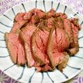 Haru Haru's cooksnap of when they made オーブンで、意外と簡単ローストビーフ.