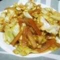 Mio＊Masa's cooksnap of when they made 大根とキャベツ、ポン酢で炒めたよ。.