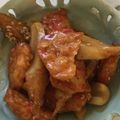 ナピト's cooksnap of when they made ちくわとさつま揚げのケチャップ煮.