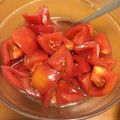 a0imama♡'s cooksnap of when they made トマトと大葉の甘酢マリネ.