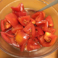 a0imama♡'s cooksnap of when they made トマトと大葉の甘酢マリネ.