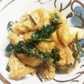 どらど～ら's cooksnap of when they made さつまいもの葉と葉柄の味噌炒め.