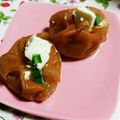 狐ト白ノ曼珠沙華＊'s cooksnap of when they made 南高梅とクリチの一口おつまみ.
