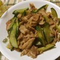 よちりん's cooksnap of when they made 生姜が効いてる☆キュウリと豚肉の炒め物.