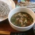 mocomocochan's cooksnap of when they made 豚バラつけ麺〜蕎麦〜.
