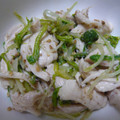 norimilk's cooksnap of when they made 水菜とささみの簡単サラダ☆.