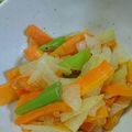 とも☆♪☆♪'s cooksnap of when they made 冬瓜と人参の炒め物.