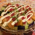 rie-tin's cooksnap of when they made 南瓜と秋茄子のケチャマヨチーズ焼き。.