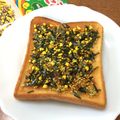 ままばなな1020's cooksnap of when they made のりたま★トースト.