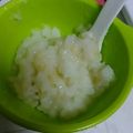 4double5's cooksnap of when they made 離乳食　中期～後期　さつまいもご飯.