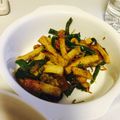 6977331's cooksnap of when they made ✿簡単✿じゃこピー竹輪のカレー風味炒め.