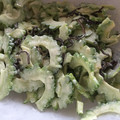 よったん♡'s cooksnap of when they made ゴーヤの塩昆布マヨ和え.