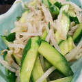 saku_ra4's cooksnap of when they made 適当旨レシピ☆キュウリともやしの中華炒め.