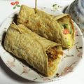 おいも母's cooksnap of when they made お好み焼きの粉でもちもちラップサラダ♪.