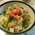 みるきー猫ちゃん's cooksnap of when they made たまねぎたっぷり豚丼.