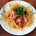 ♡♥マリ♥♡'s cooksnap of when they made 簡単☆シンプル☆トマトとシラスのパスタ.