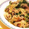 pomtan12's cooksnap of when they made 水菜大量消費！豚肉と水菜の塩麹柚子胡椒炒.